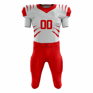 Nuevo Uniforme de Fútbol Americano Personalizado con Malla, Ropa Deportiva con Nombre y Número del Equipo Bordados e Impresos - Product Image 1