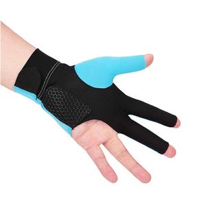 Guantes de billar de 3 dedos, hechos de poliéster y algodón, ajustables y compatibles con pantallas táctiles, precio competitivo. - Product Image 3
