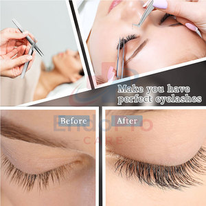 Kit de Herramientas Esenciales de Maquillaje, Juego de Pinzas para Pestañas con Punta Fina, Juego de Pinzas Profesionales para Pestañas - Product Image 6