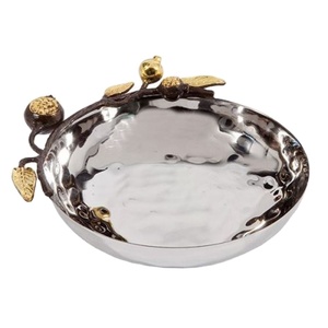 ชามใส่อาหารญี่ปุ่นพร้อมใบสีเงินอุปกรณ์รับประทานอาหารพร้อมอุปกรณ์เสริมสำหรับมื้อกลางวัน - Product Image 1