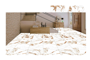 Azulejos de Cerámica de Porcelana Brillante de Alta Calidad de 600*1200 mm, Diseño Moderno para Paredes Interiores de Villas y Pisos de Salas de Estar - Product Image 5