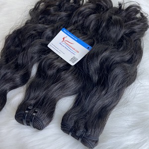 100% ต่อผมมนุษย์ทำจากเส้นด้ายสองชั้น - Product Image 1