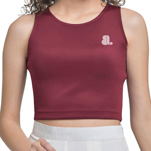 Women's Tank <b>Tops</b> Spandex Cotton Jersey Fabric Quick Dry Breathable Eco-Friendly Casual O-Neck - Product Image 5