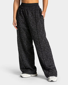 Pantalon Harem Taille Haute Imprimé Léopard pour Femme, Coupe Ample Décontractée, Longueur Intégrale, Taille Élastique avec Poches, Style Automne Respirant - Product Image 3
