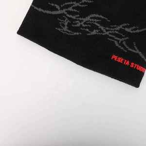 Oem High Quality Wholesale Custom Embroidery Hat Unisex 100% Acrylic <b>Plain</b> <b>Cap</b> Dyed Beanie - Product Image 4