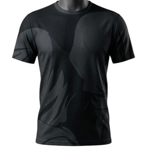 T-shirt pour homme en polyester/coton, écologique, léger, respirant, séchage rapide, manches courtes, coupe classique, vêtements décontractés - Product Image 1
