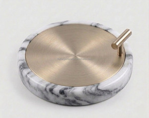 Bandeja de Mármol Natural con Acabado Pulido, Diseño Moderno y Minimalista, Versátil Soporte para Incienso para Uso en Interiores de Apartamentos, Tamaño Personalizable - Product Image 1