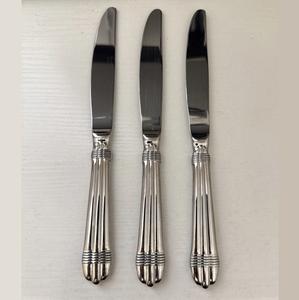 Juego de Cuchillos de Cena de Acero Inoxidable Martillado de Lujo, Venta al por Mayor, Proveedor de Cubertería Moderna para Hoteles y Restaurantes, Exportación a Granel - Product Image 5