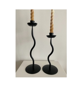Elegant Luxury Metal Candle Holder Decorative Candle Stand For Living Room Table - Product Image 1