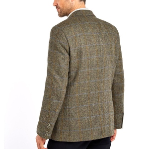 Custom Made Formal Winter Tweed Kilt <b>Jacket</b> for Men Woolen Tweed <b>Jackets</b> with Zipper Closure Plain Dyed and Custom Logo - Product Image 5