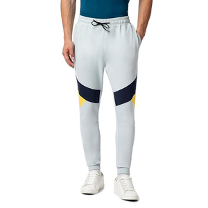 Pantalones Deportivos Sólidos para Hombre, Mezcla de Algodón y Poliéster, Tecnología Antiolor, Pantalones de Descanso con Cintura Ajustable - Product Image 1