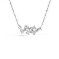 Joya de diamante de corte brillante redondo cultivado en laboratorio de 1.58 quilates, oro sólido de 14K, certificado IGI, regalo de boda o compromiso.