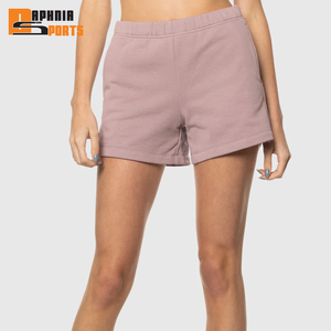 Shorts casuales para mujer, 100% algodón, pantalones cortos deportivos de felpa para entrenamiento y correr, precio económico, shorts de gimnasio para mujeres y niñas - Product Image 1
