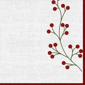 Mantel Individual de Algodón 100% con Diseño de Bordado de Cerezas para Decoración Navideña del Hogar, Mantel Individual Decorativo de Fabricante Indio - Product Image 3