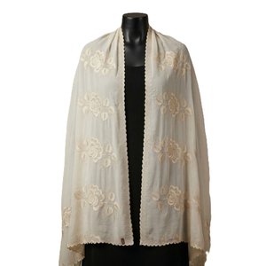 Hiyab Étnico de Chifón para Mujer al por Mayor, con Bordado Floral y Pedrería, Transpirable, Suave, Ligero, Largo y Elegante, Musulmán - Product Image 1
