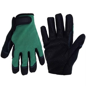 Polyester Breathable Work Gloves <b>Full</b> Finger Knit Wrist Anti <b>Slip</b> Abrasion Resistant Latex-Free General Purpose Safety Gloves - Product Image 4