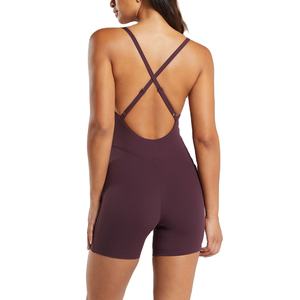 Mono deportivo sin mangas para yoga, ropa de gimnasio para mujer, body deportivo, ropa deportiva suave y transpirable, mono de una pieza para mujer - Product Image 4