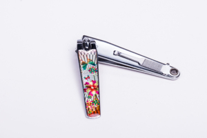 Custom Logo Printed Stainless Steel Fingernail Clippers Colorful Pattern Professional Pedicure Trimmer Wholesale Manicure Cutter - Product Image 2