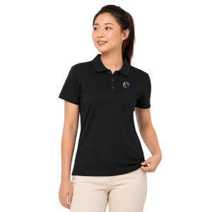 women <b>polo</b> shirt made with soft breathable fabric for daily wear offering a clean fit easy comfort and modern casual style all - Product Image 1