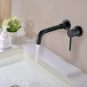 Rubinetto da Bagno a Parete Monocomando Nero Opaco per Applicazioni Vasca e Doccia - Product Image 2