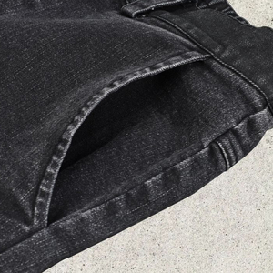 Pantalones Vaqueros Holgados Personalizados para Mujer, Estilo Desgastado, Nueva Colección 2026, Corte Holgado, Color Sólido, con Bolsillos Laterales - Product Image 5