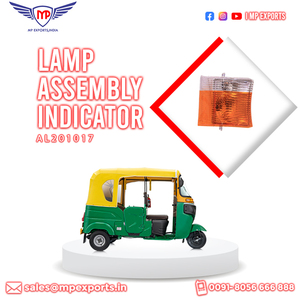 Faro Delantero Derecho con Intermitente, Fabricado en India, para Triciclos, Compatible con el Modelo RE, Exportado a Haití y El Salvador - Product Image 3