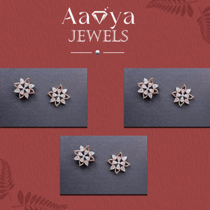 Pendientes de Lujo con Diseño de Diamantes Vintage, Oro Sólido de 14K, Certificados por HRD, Compre Directamente de un Proveedor Indio de Confianza - Product Image 4