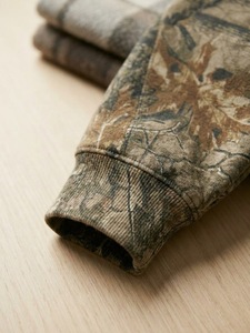 Sudadera con Capucha de Camuflaje para Hombre, Sudadera con Estampado de Estrellas, con Bolsillo Tipo Canguro y Cordón Ajustable, Informal - Product Image 5