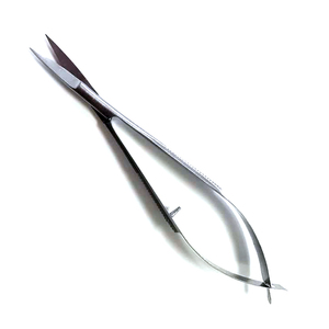 Ciseaux de manucure incurvés en acier inoxydable, outil de coupe des ongles à pointe pointue, pour adultes, conception simple, poignée durable - Product Image 2