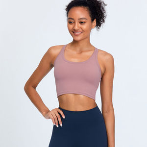 Ropa interior deportiva para mujer, sujetador deportivo ligero sin costuras para yoga, fitness, correr, nuevo sujetador deportivo de alto impacto. - Product Image 5