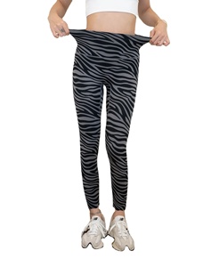 Women's Mid Waist Wide Leg Yoga <b>Leggings</b> Solid <b>Slim</b> Bottoms Breathable Casual Summer Seamless <b>Leggings</b> for Women Pakistan Made - Product Image 4