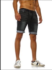 Shorts décontractés pour hommes, effet délavé, impression de logo personnalisée, streetwear, séchage rapide, respirants. - Product Image 4