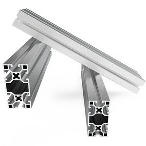 Perfil de Extrusión de Aluminio con Ranura en T OEM para Estructuras de Transportadores y Sistemas de Automatización Industrial - Product Image 4