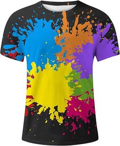 T-shirt décontracté pour homme, sublimation numérique, 100% coton, 220g, manches courtes, imprimé sur toute la surface - Product Image 3