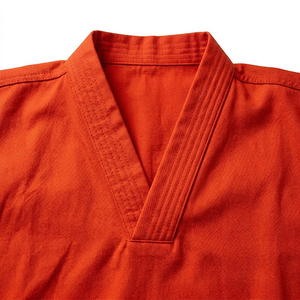 Uniforme de Taekwondo para Niños, Dobok Infantil con Cuello en V, Traje de Entrenamiento con Cintura Elástica - Product Image 6