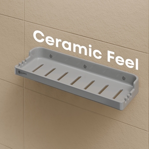 Organizador Colgante para Ducha Sobre el Vidrio con Ganchos, Estante de Almacenamiento de Dos Niveles de Acrílico Transparente para Baño, Resistente al Óxido - Product Image 3