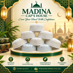 Chapeau de prière musulman de haute qualité, respirant, couvre-chef islamique traditionnel, chapeau Taqiyah pour les acheteurs en gros - Product Image 1