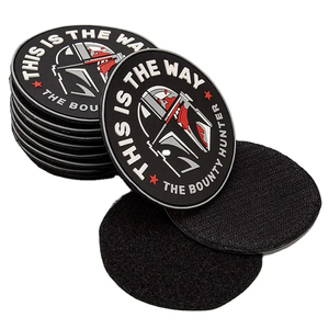 Patchs en caoutchouc 3D personnalisés en gros pour vêtements, conception de logo personnalisée, patchs en caoutchouc PVC 3D de haute qualité, OEM personnalisé - Product Image 3