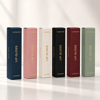 Boîtes en papier pour rouge à lèvres personnalisées écologiques, emballages cosmétiques de petite taille, boîtes pour mascara, gloss à lèvres, boîte de parfum de voyage