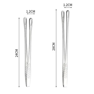 Pinces de cuisine en acier inoxydable, pinces à barbecue, pinces à viande pour grillades, pinces de cuisine pour aliments, pour barbecue et cuisson - Product Image 1
