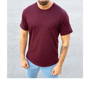 Camiseta Corta Casual para Hombre, 100% Algodón, Estilo Hip Hop, Oversize, con Logotipo Personalizado, Impresión Digital, Diseño Sólido, Estilo Urbano - Product Image 2