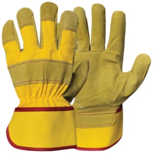 Gants de sécurité industriels en cuir de buffle de qualité supérieure, résistants à la chaleur, certifiés CE, épaisseur 11 oz - Product Image 1