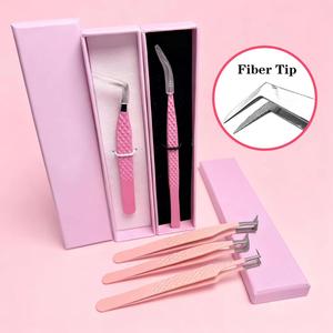 Pince à épiler chirurgicale MORJE en acier inoxydable rose avec pointe lisse, outils de précision pour une utilisation détaillée - Product Image 5