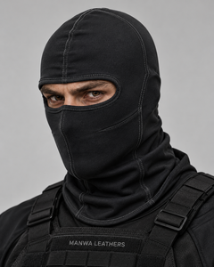 Manwa Leathers Khaki Balaclava <b>Face</b> <b>Mask</b> for <b>Men</b> Adult Tactical Headwear Ski Gear balaclava <b>face</b> <b>mask</b> Tactical headwear - Product Image 2