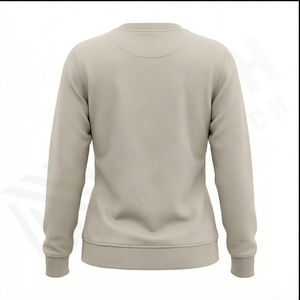 Respirant polaire femmes imprimer chaud décontracté couleur unie poids lourd col rond pull décontracté coupe surdimensionné mode sweat - Product Image 3