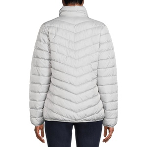 Venta al por mayor Ropa de mujer Chaquetas Zip Up Bomber Puffer Invierno Señoras Chaquetas Abrigos Para Mujeres - Product Image 2