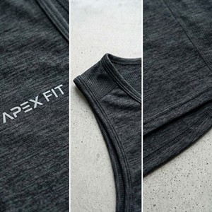 เสื้อกล้ามออกกำลังกายผู้ชายแบบขายส่ง OEM รับทำโลโก้ เสื้อกล้ามฟิตเนสเปล่า เสื้อกล้ามออกกำลังกายแบบไม่มีแขนสำหรับผู้ชาย - Product Image 5