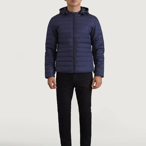Nouvelles vestes matelassées pour hommes, vêtements d'extérieur tendance, coupe-vent, à capuche, légères, pour l'hiver - Product Image 4