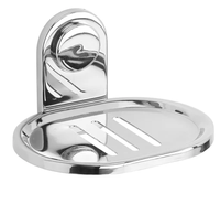 Tempat Sabun Stainless Steel, Wadah Sabun untuk Kamar Mandi, Produk Dinding, Tahan Air, Perlengkapan Rumah Tangga