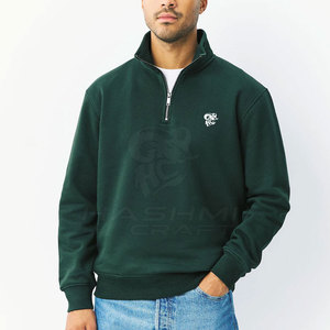 Pull à col zippé pour homme de haute qualité, manches longues, tissu léger et respirant, vêtements décontractés d'hiver pour le sport et la gym - Product Image 2